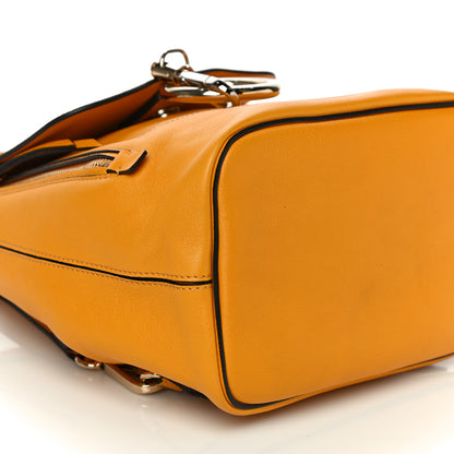 Chloe Suede Calfskin Small Faye Backpack Dusty Yellow 9 of 12