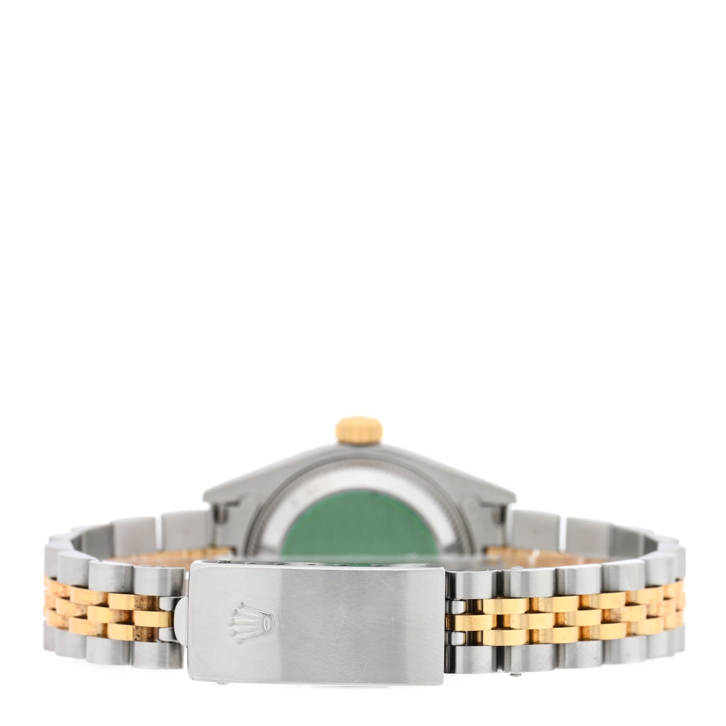 Stainless Steel 18K Yellow Gold Diamond 26mm Oyster Perpetual Datejust Watch Blue Gradient 69173