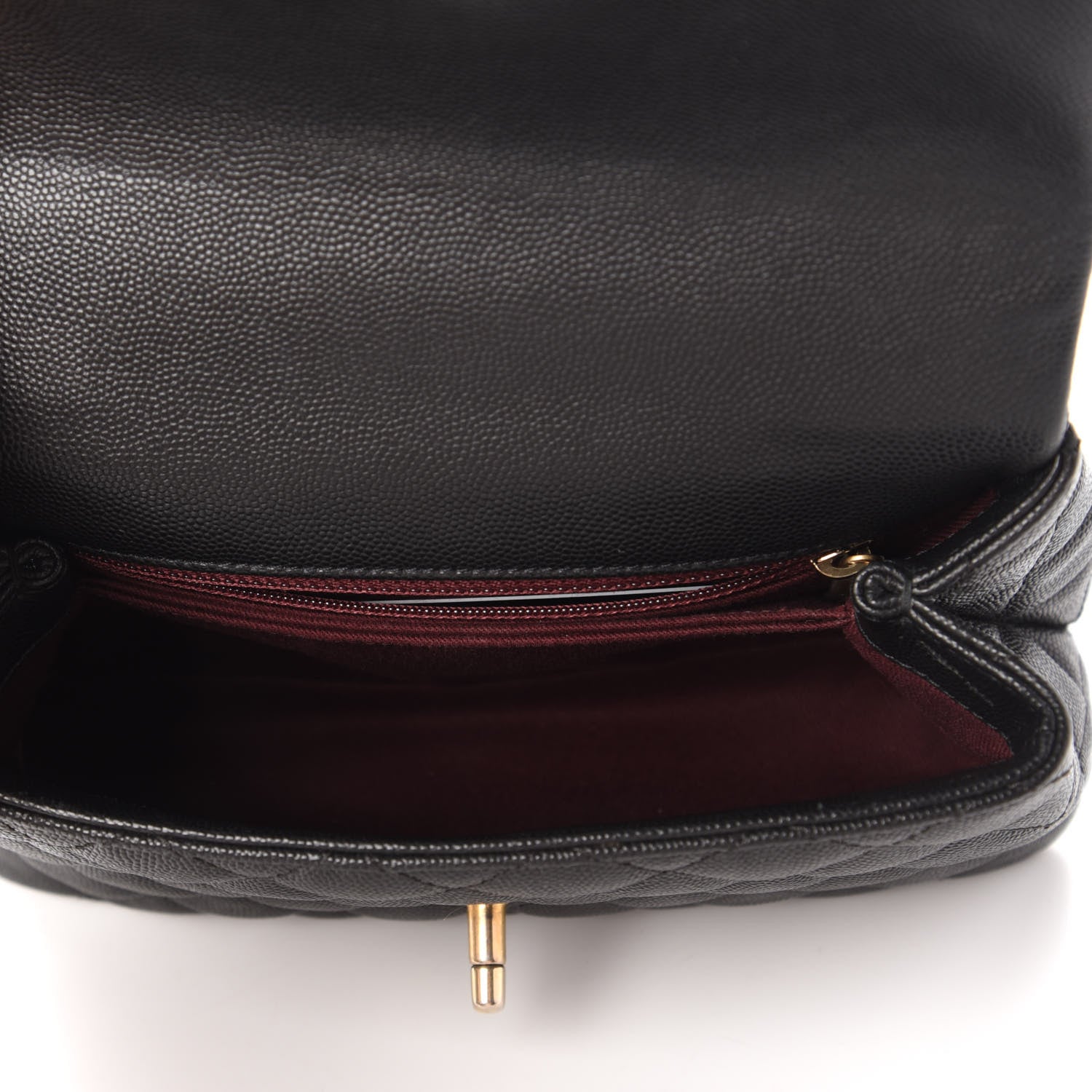 Chanel Caviar Quilted Mini Coco Handle Flap Black 5 of 10