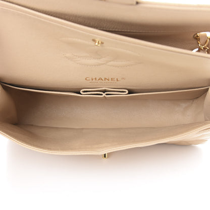 Chanel Caviar Quilted Medium Double Flap Beige Clair 4 of 10