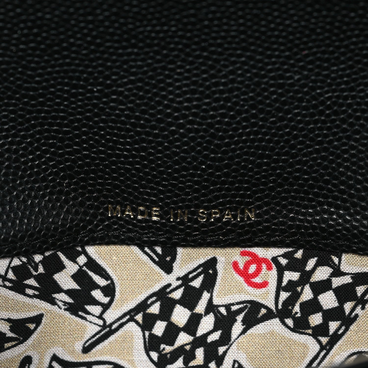 Chanel Caviar Quilted CC Large Gusset Flap Wallet Black 7 of 8