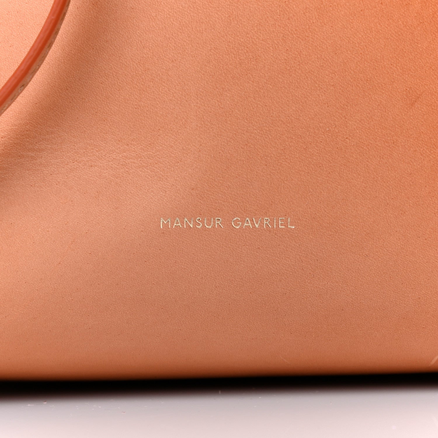 Mansur Gavriel Calfskin Mini Mini Bucket Bag Camello Rosa 5 of 15