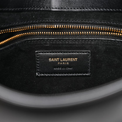 Saint Laurent Smooth Calfskin Le 5 A 7 Hobo Black 6 of 10