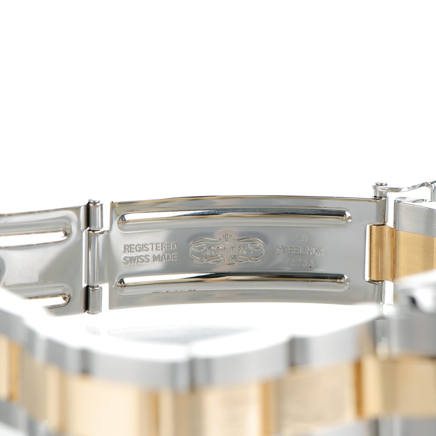 Rolex Stainless Steel 18K Yellow Gold 29mm Oyster Perpetual Date Yacht-Master Watch White 169623 4 of 9