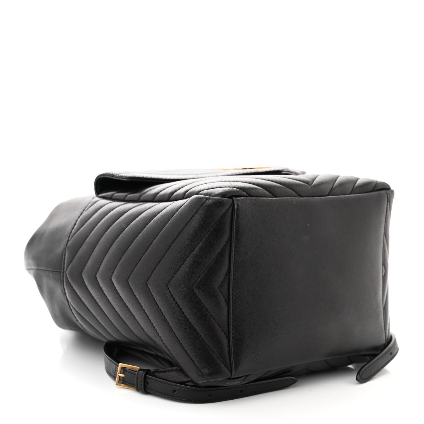 Lambskin Matelasse Monogram Joe Backpack Black