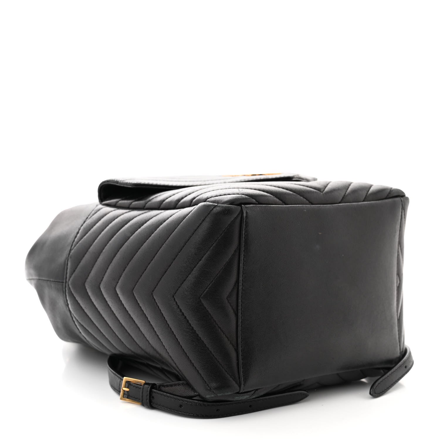 Saint Laurent Lambskin Matelasse Monogram Joe Backpack Black 4 of 14