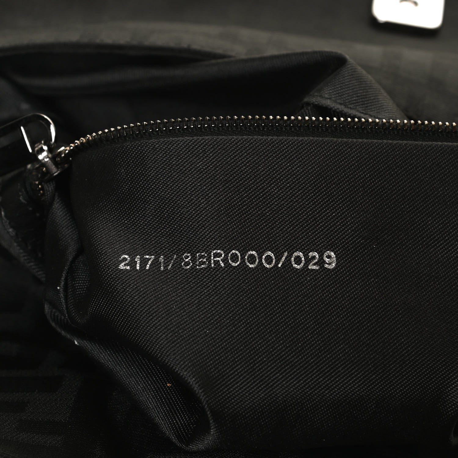 Fendi Nylon Zucca Baguette Black 6 of 12