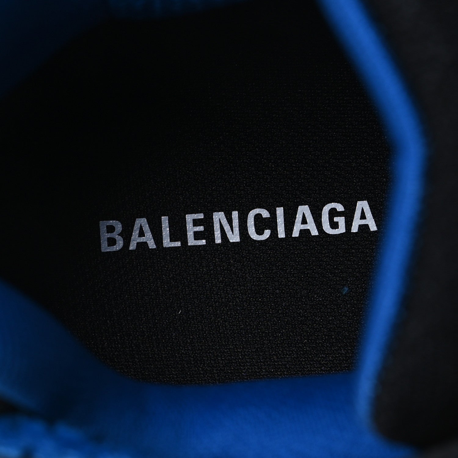 Balenciaga Mesh Rubber Bi-Color Mens Runner Sneakers 12 Blue Orange Black White 9 of 14