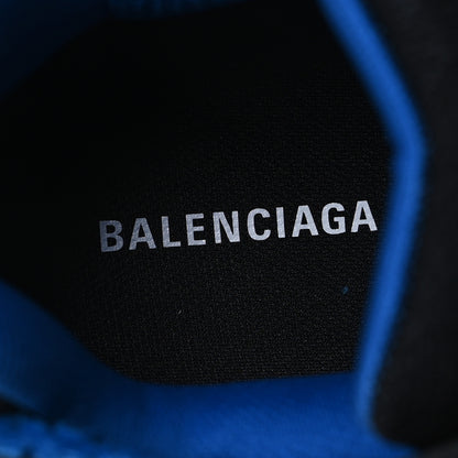 Balenciaga Mesh Rubber Bi-Color Mens Runner Sneakers 12 Blue Orange Black White 9 of 14