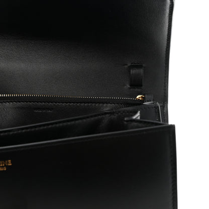 Celine Box Calfskin Medium Classic Box Flap Bag Black 7 of 12