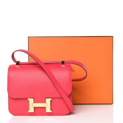 Hermes Epsom Constance 24 Rose Extreme 20 of 20