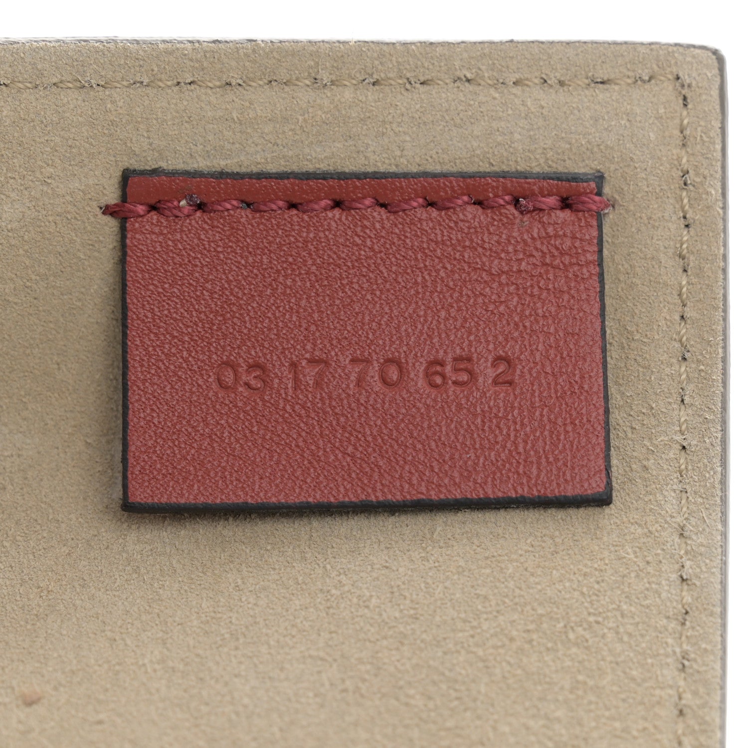 Chloe Calfskin Suede Medium Faye Shoulder Bag Sepia Red 8 of 11