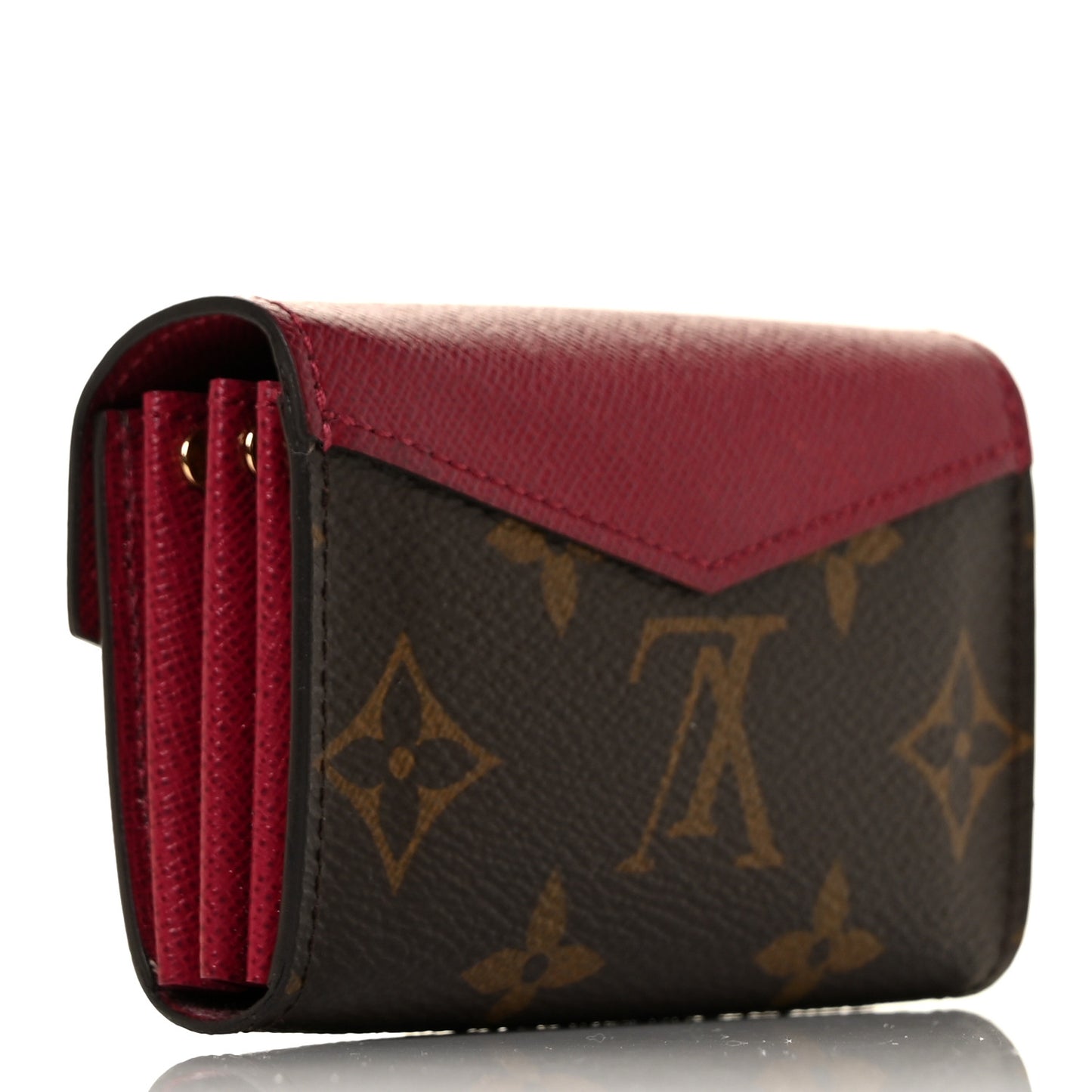 Monogram Sarah Multicartes Fuchsia