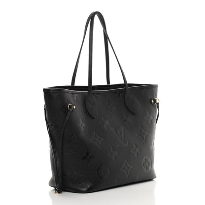 Louis Vuitton Empreinte Monogram Giant Neverfull MM Black 4 of 10