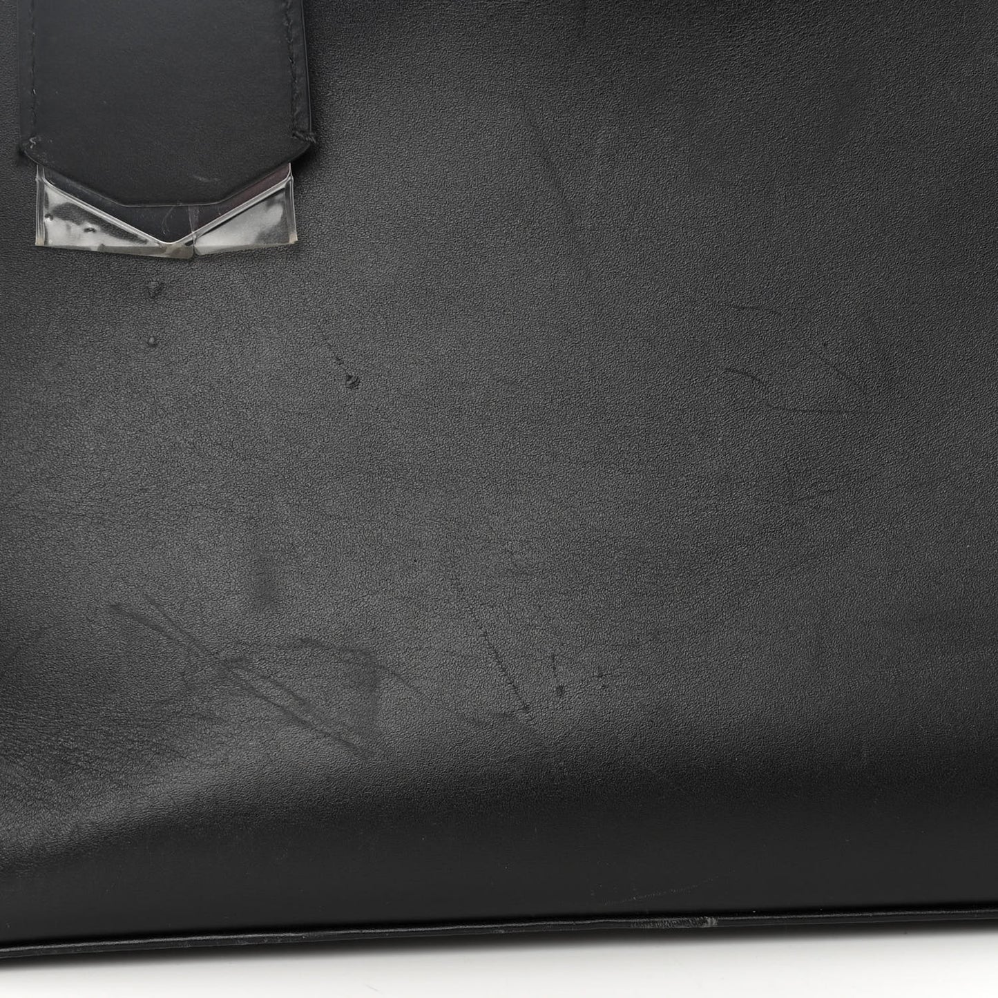 Calfskin Le Dix Soft Cabas M Shoulder Bag Black
