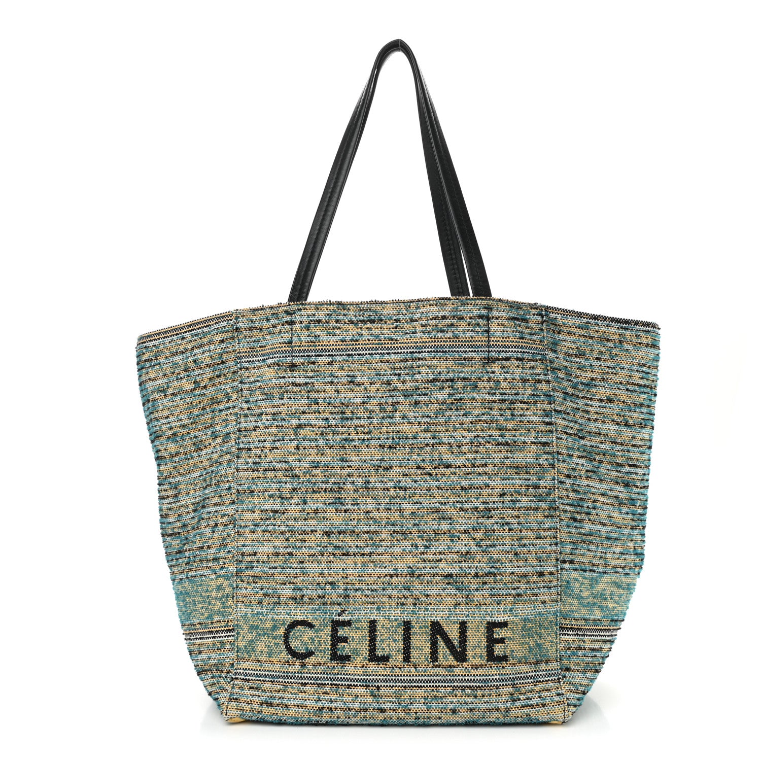Celine Tweed Phantom Cabas Tote Blue 1 of 11