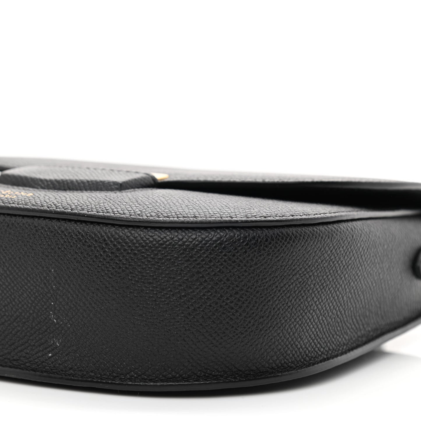 Grained Calfskin Small Trotteur Black