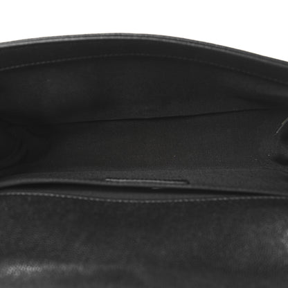 Chanel Caviar Chevron Quilted Medium Boy Flap Black 5 of 10