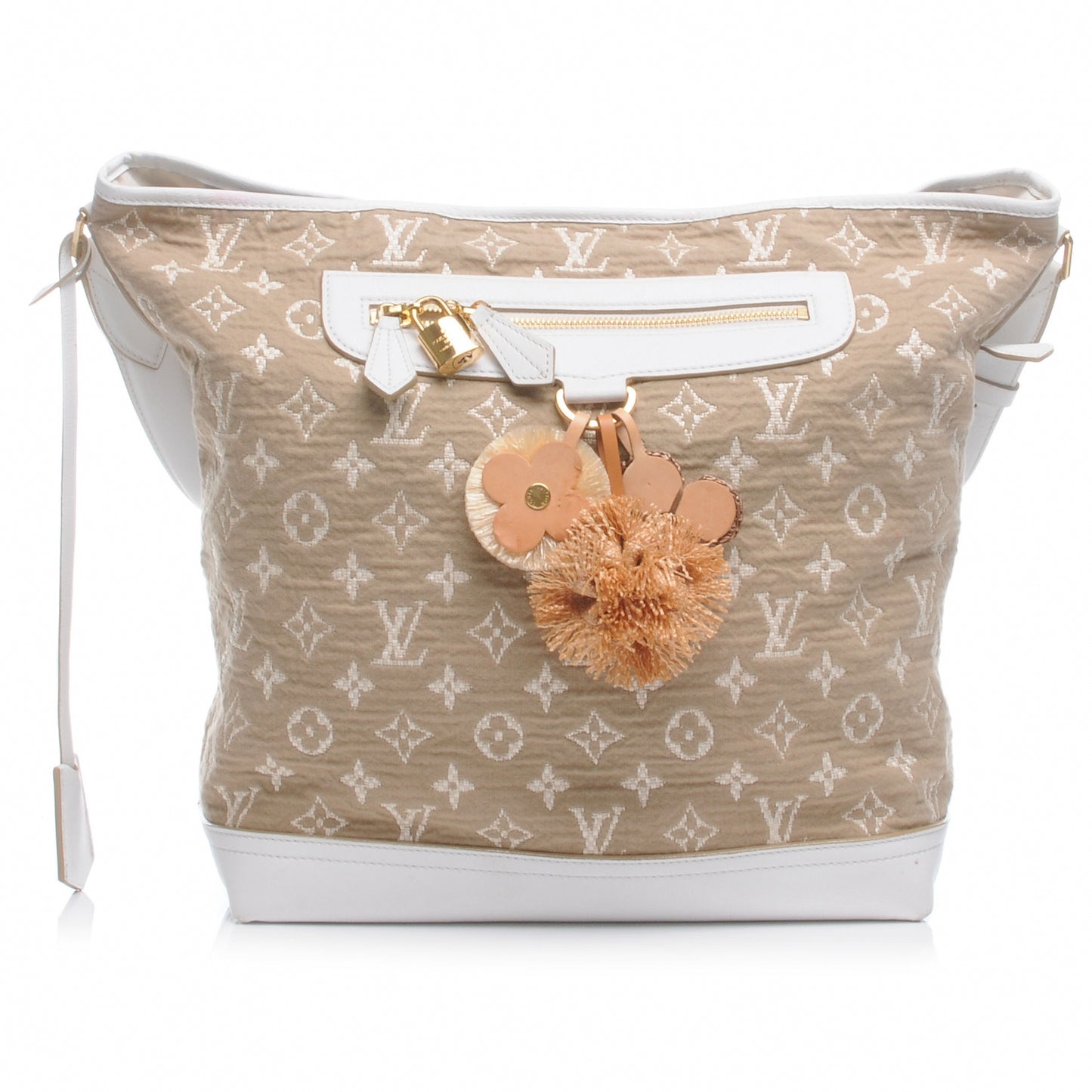 Monogram Sabbia Besace White