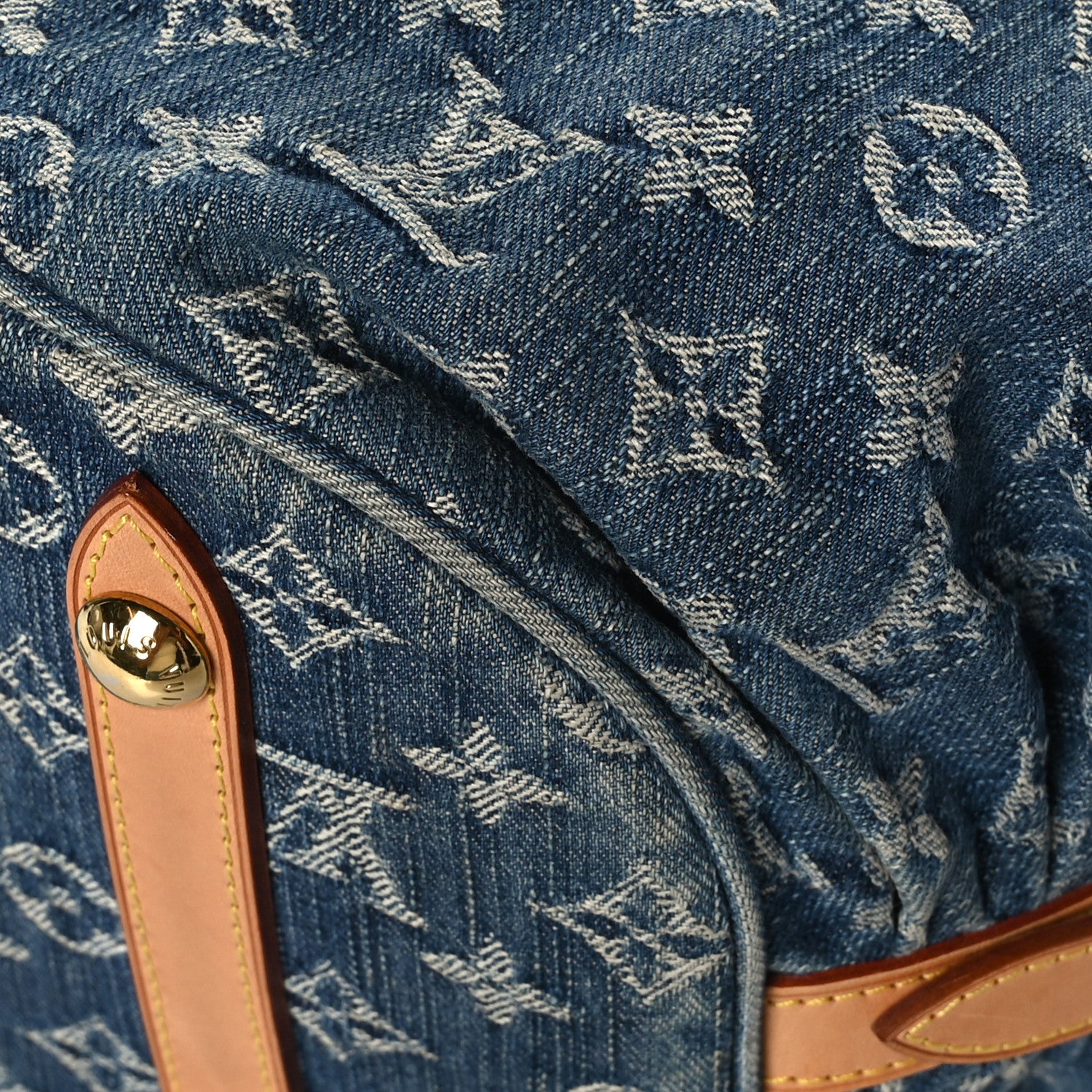 Louis Vuitton Denim Mahina XL Blue 10 of 10