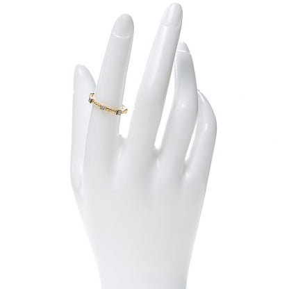 David Yurman 18K Yellow Gold Diamond Paveflex 2mm Stackable Band Ring 54 6.75 2 of 4