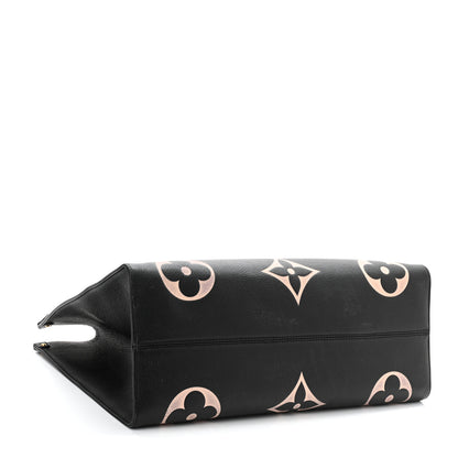 Louis Vuitton Empreinte Monogram Giant Onthego GM Black Beige 4 of 10