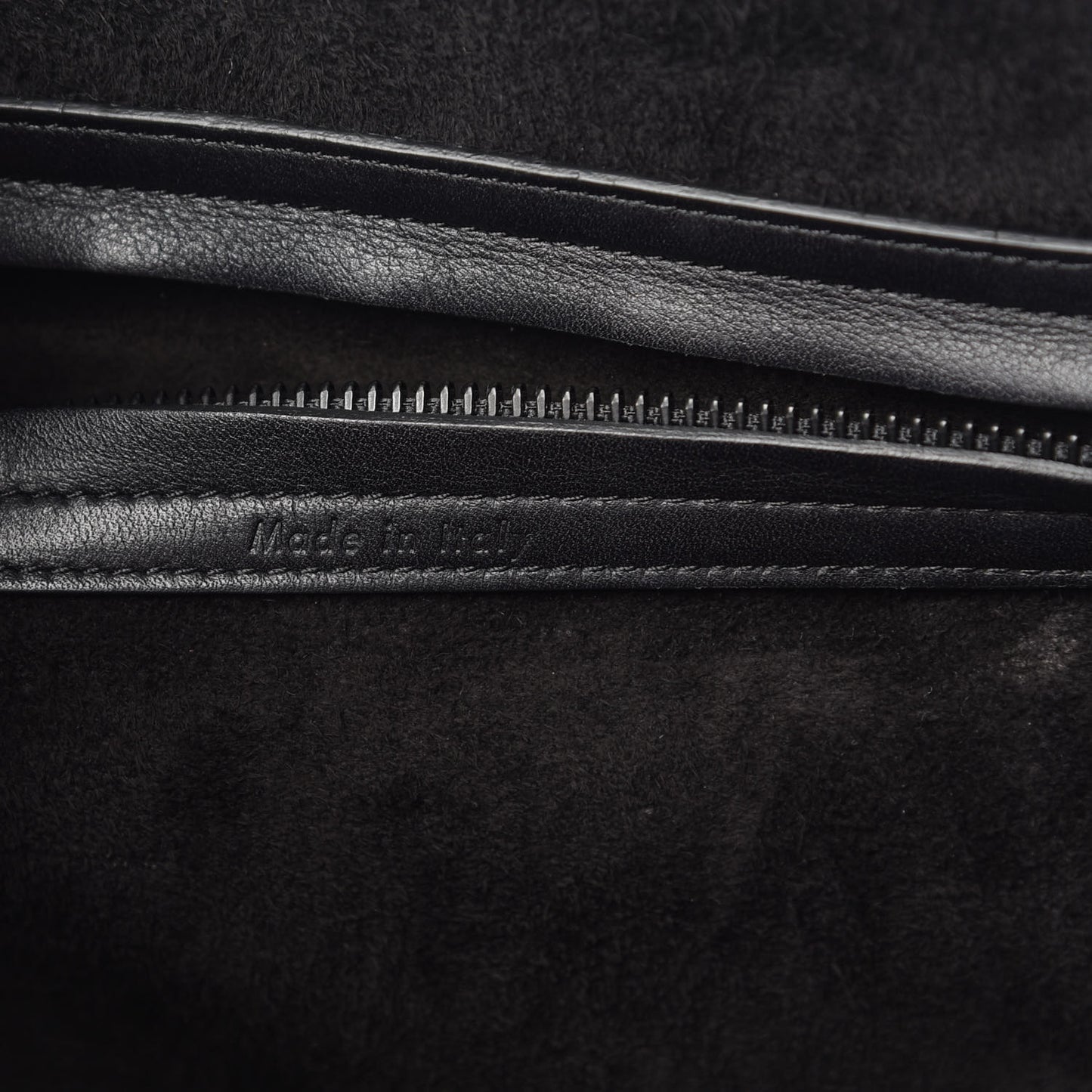 Supple Calfskin Medium Phantom Luggage Black
