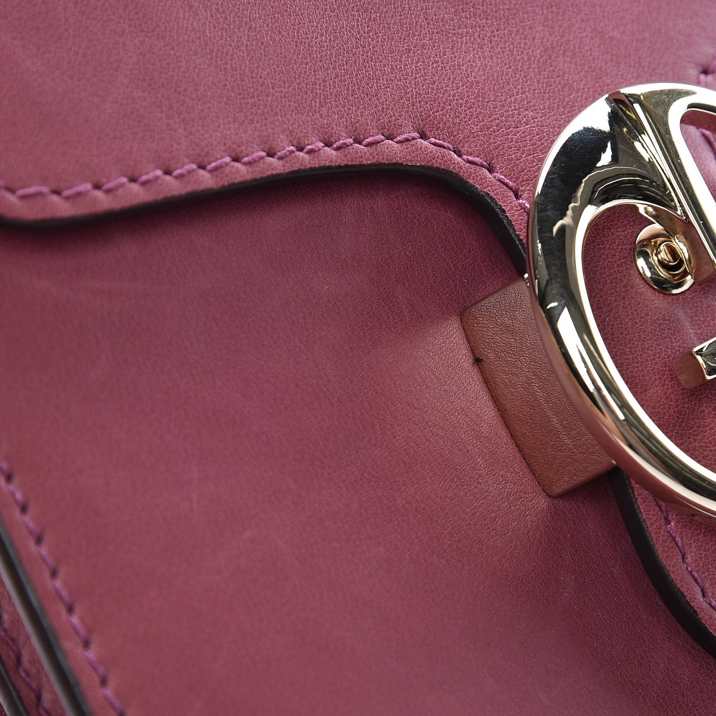 Calfskin Small 1973 Shoulder Flap Bag Peonia Flower