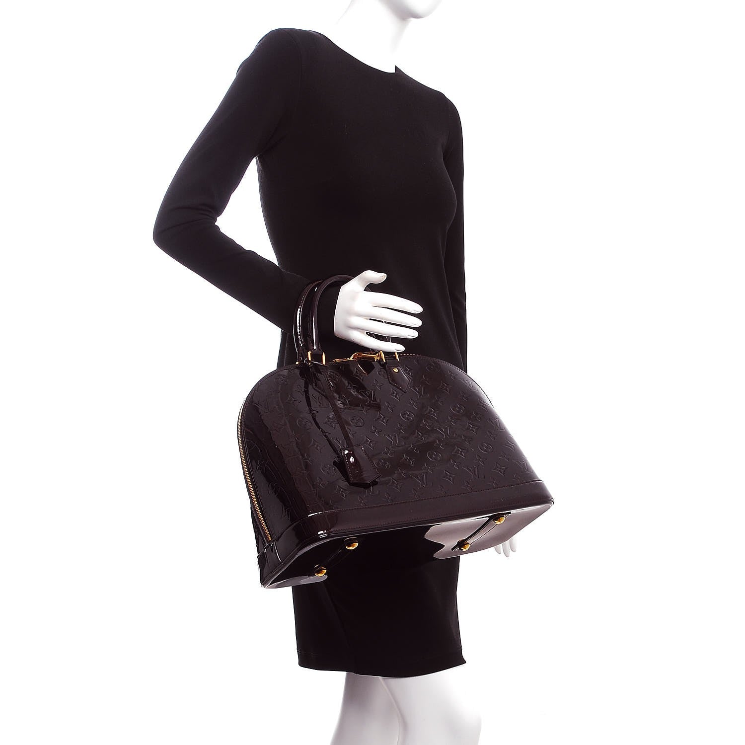 Louis Vuitton Vernis Alma GM Amarante 2 of 8