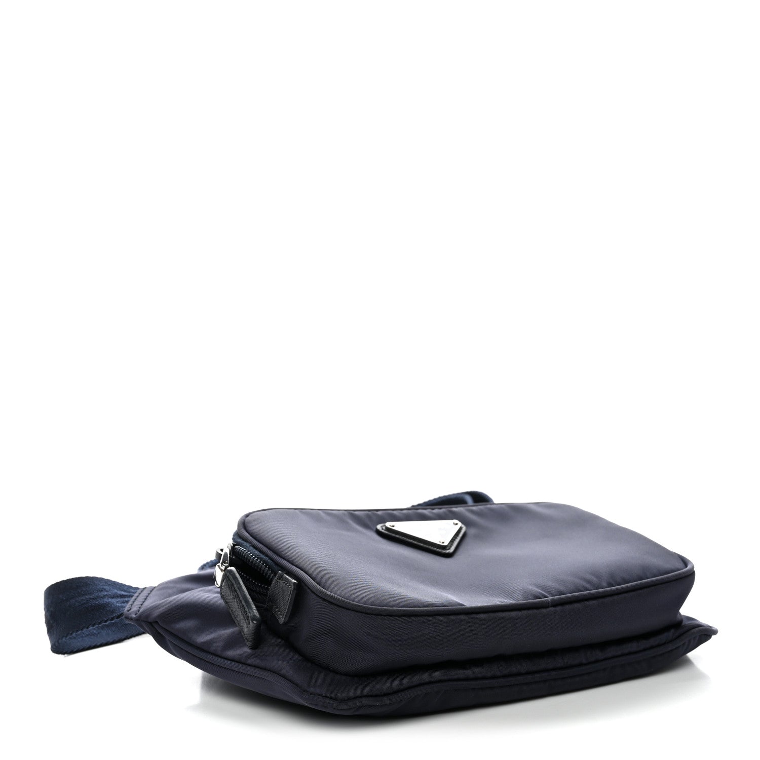 Prada Re-Nylon Saffiano Belt Bag Navy 4 of 10