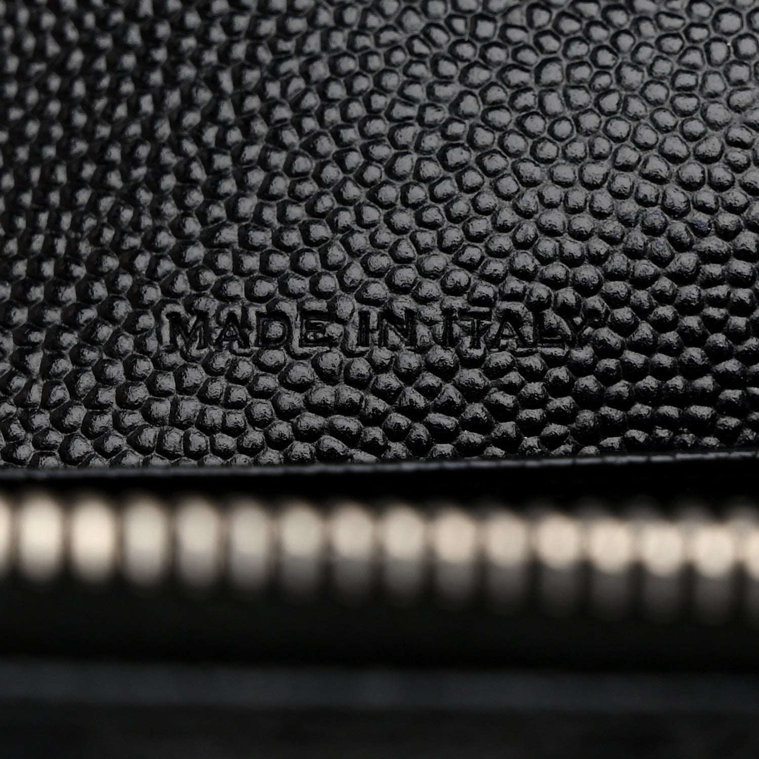 Saint Laurent Grain De Poudre Matelasse Chevron Monogram Envelope Chain Wallet Black 7 of 11
