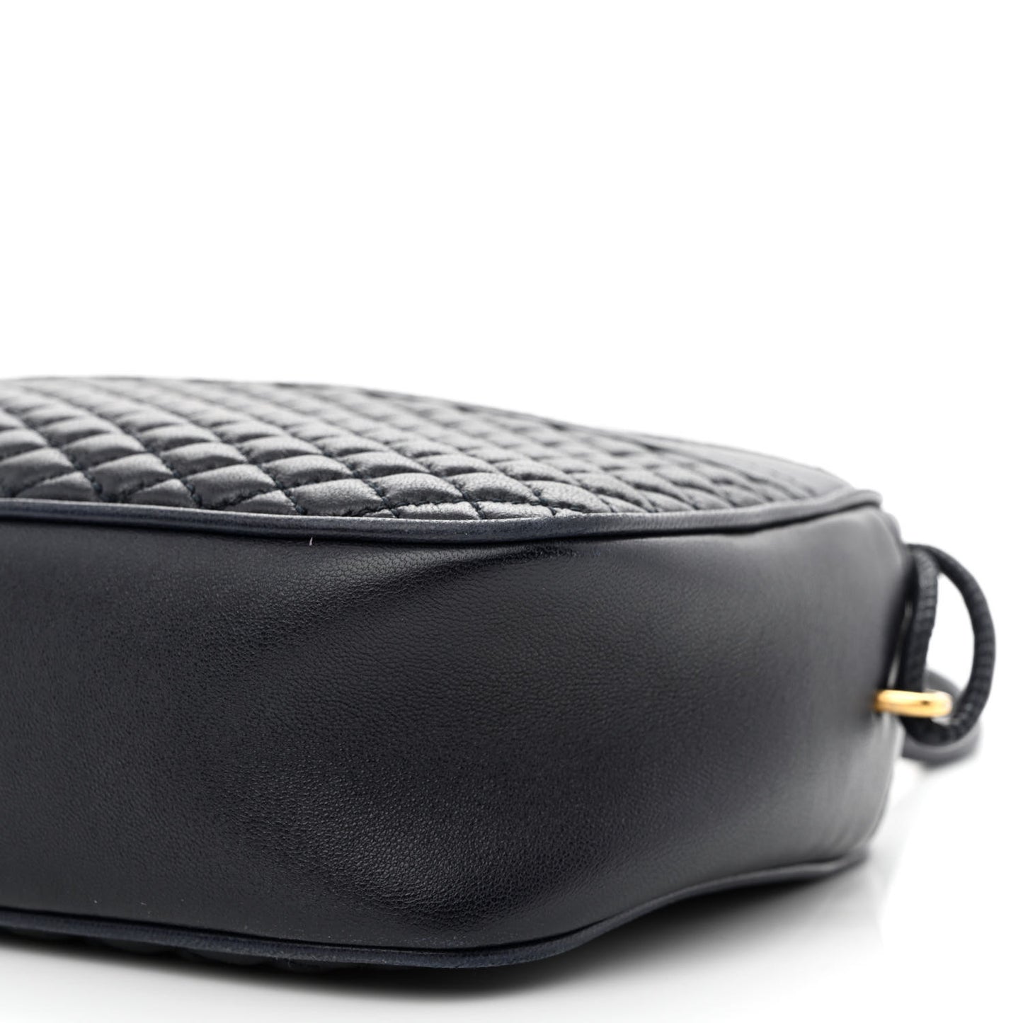 Lambskin Quilted Victoire Camera Bag Deep Marine