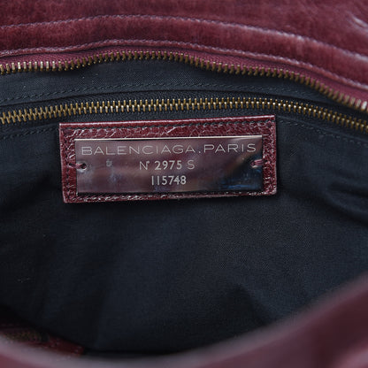 Balenciaga Agneau Classic Hardware City Dark Wine 6 of 18