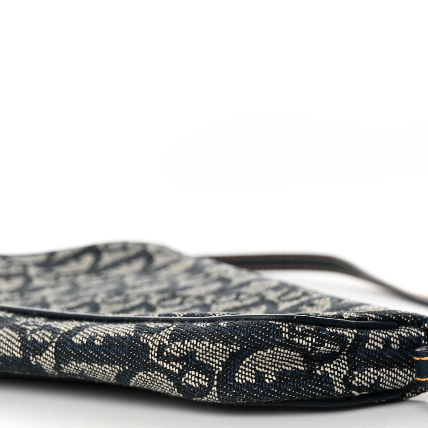 Christian Dior Monogram Mini Saddle Pochette Navy 10 of 11