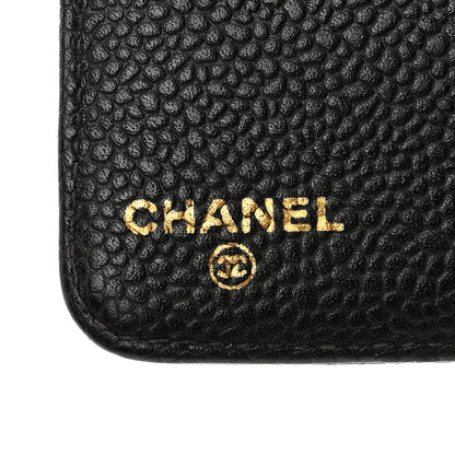 Chanel Caviar Timeless CC Ring Agenda Planner Black 6 of 12