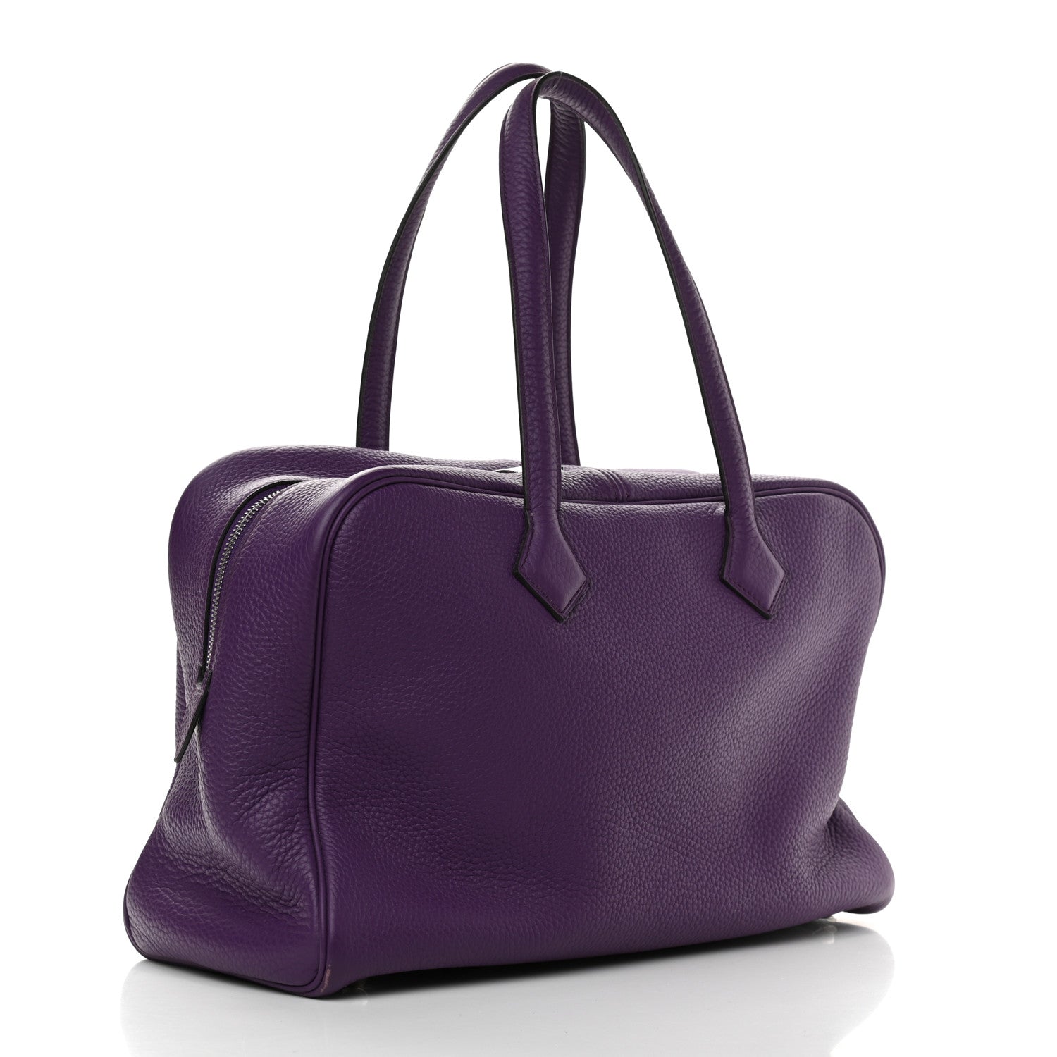 Hermes Taurillon Clemence Victoria II 35 Ultraviolet 3 of 13