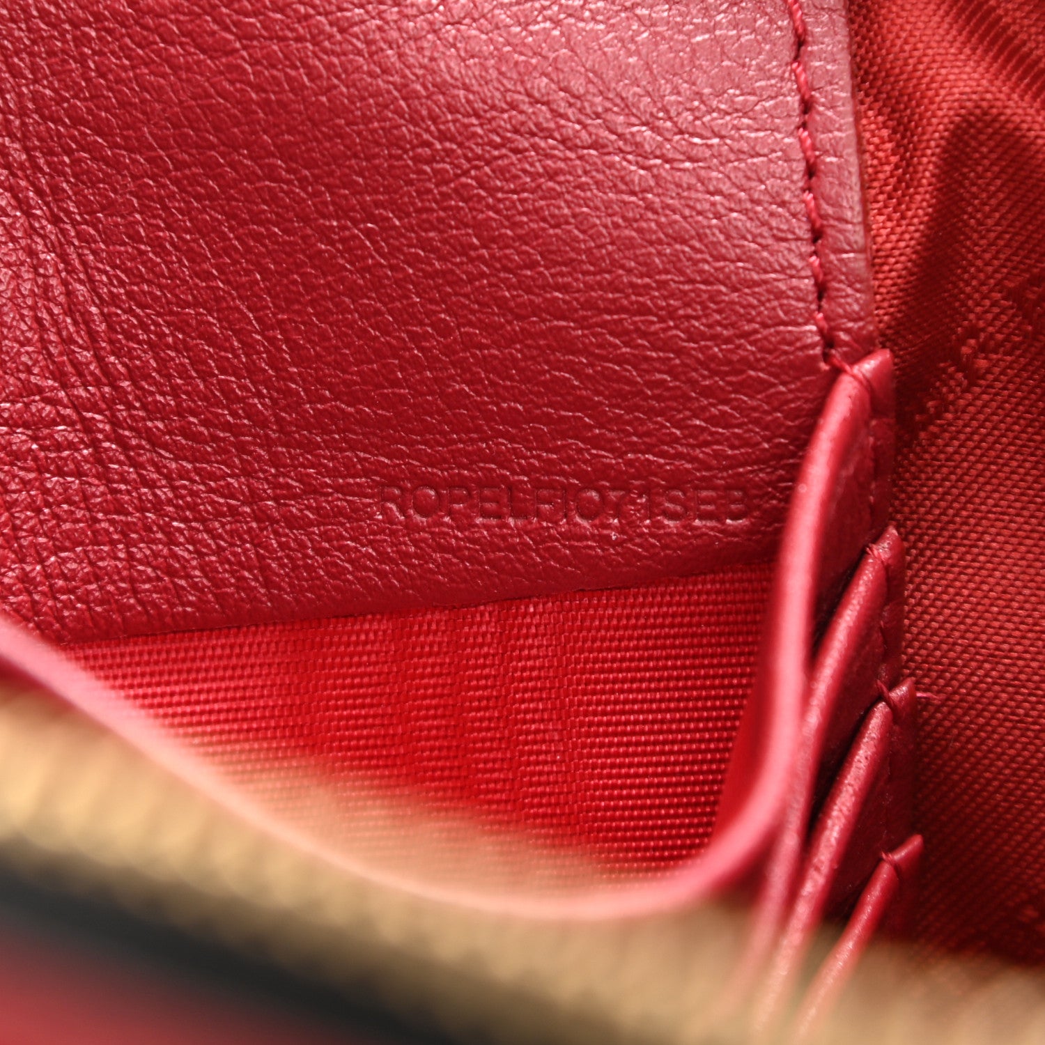 Burberry Horseferry Check Peyton Crossbody Clutch Bag Parade Red 8 of 9