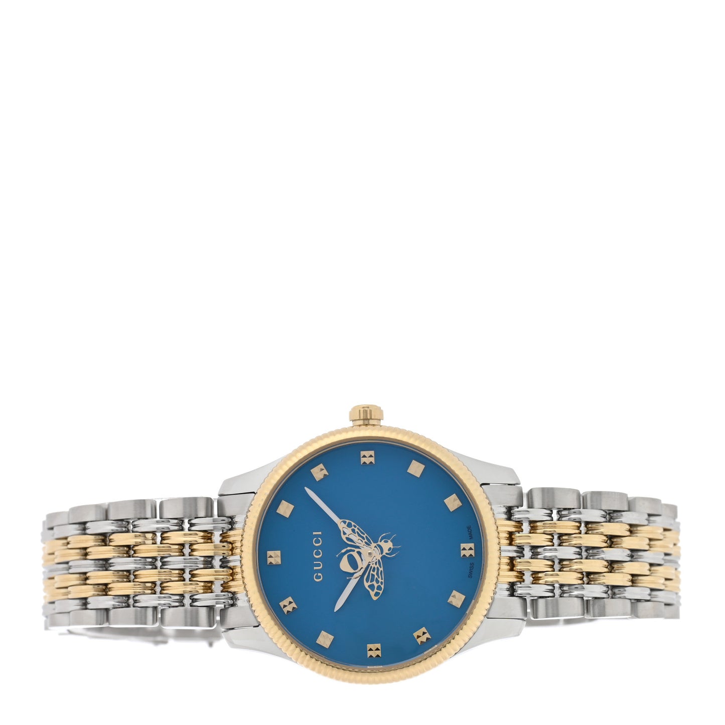 Stainless Steel 29mm G-Timeless Bee Quartz Watch Blue