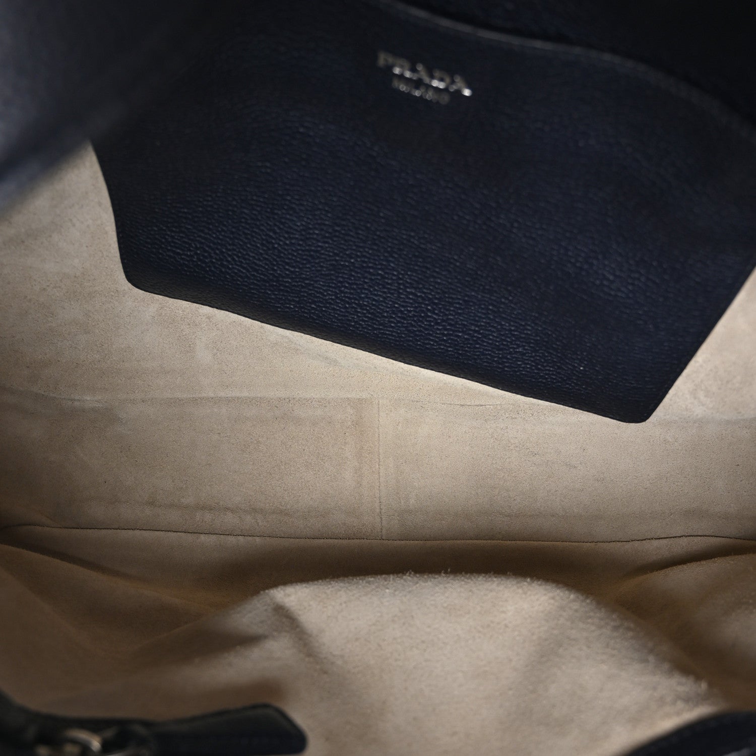 Prada Vitello Daino Hobo Baltico 5 of 10
