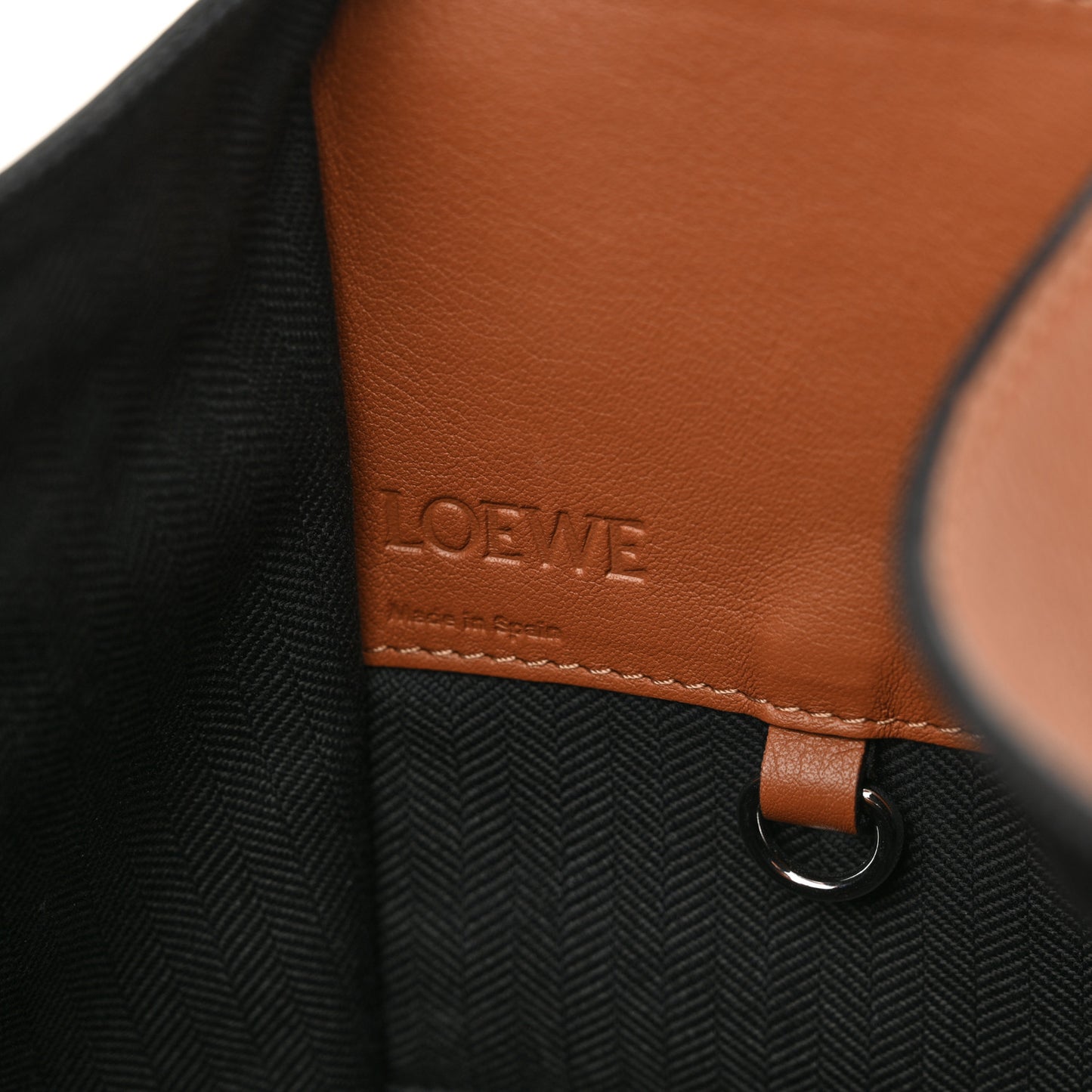Calfskin Small Hammock Shoulder Bag Tan