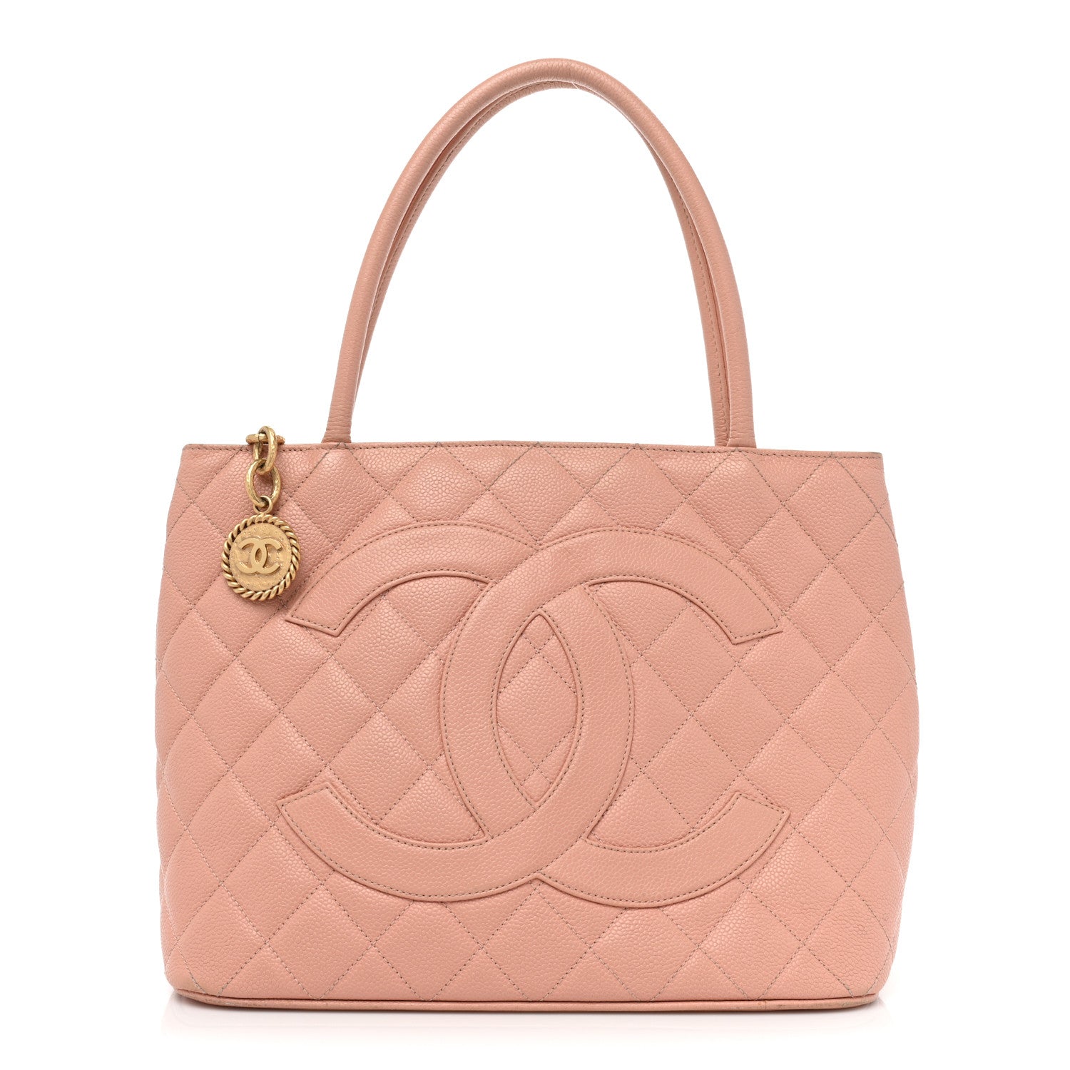 Chanel Caviar Quilted Medallion Tote Light Pink 1 of 19