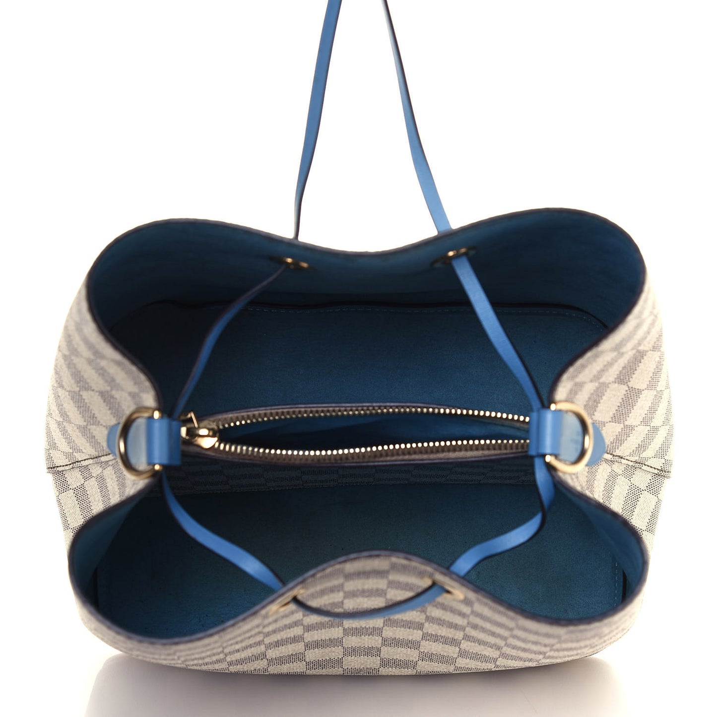 Damier Azur Neonoe MM Bleuet