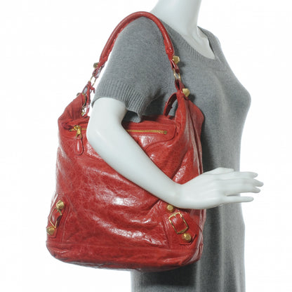 Balenciaga Chevre Giant 21 Gold Hardware Day Hobo Tomate 2 of 9