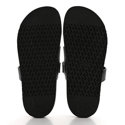 Hermes Calfskin Womens Chypre Sandals 41 Black 5 of 10