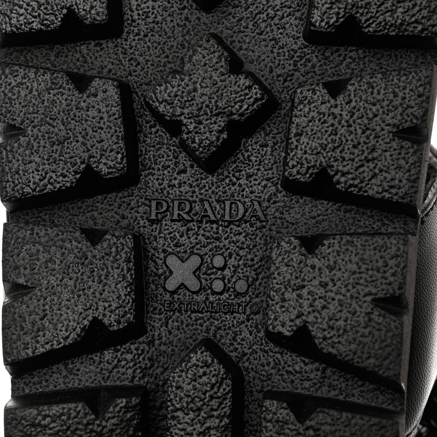 Prada Nappa Logo Quilted 20mm Sport Sandals 37 Black 7 of 10