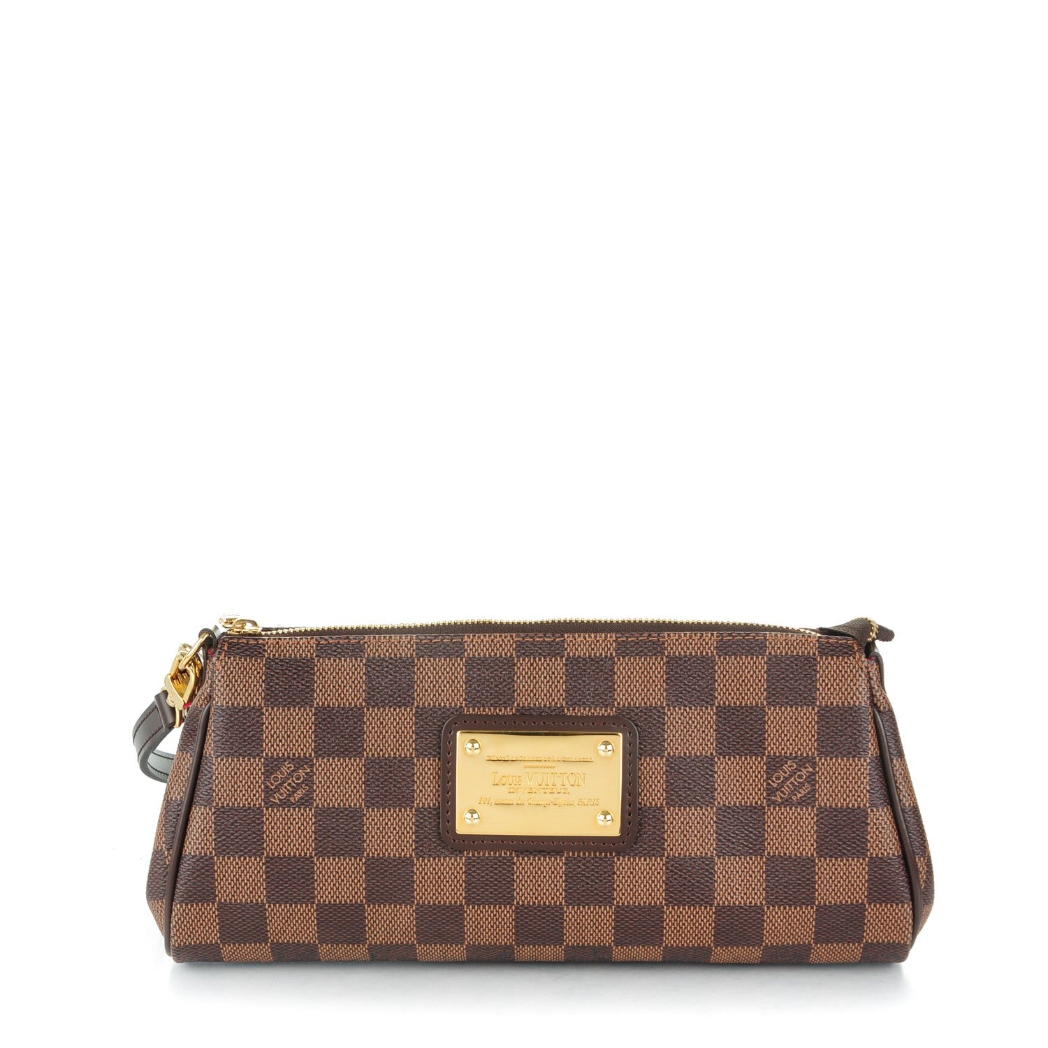 Louis Vuitton Damier Ebene Eva Clutch 1 of 7