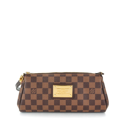 Louis Vuitton Damier Ebene Eva Clutch 1 of 7