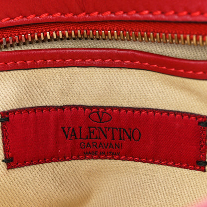 Valentino Garavani Calfskin Rockstud Camera Crossbody Bag Red 6 of 12