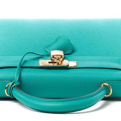 Hermes Epsom Kelly Sellier 28 Vert Verone 8 of 32
