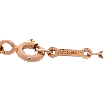 Tiffany 18K Rose Gold Paloma Picasso Graffiti Kiss Bracelet 4 of 5